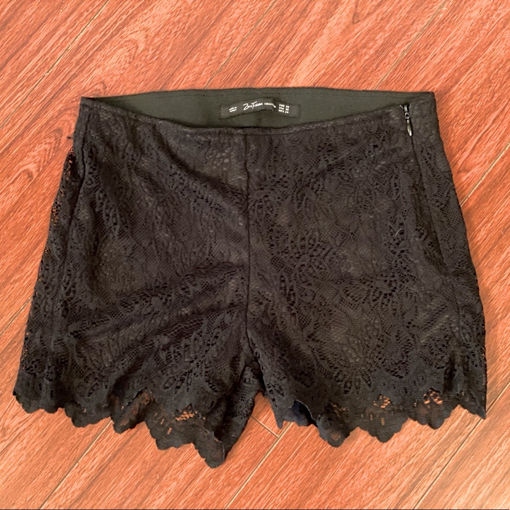 Zara lace shorts